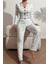 Kalp Baskılı Uzun Kollu Pijama Takımı 5