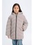 Kız Çocuk Su Geçirmez Kapüşonlu Parka C8520A824AU 9