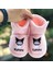Kız Çocuk Kuromi Panduf Yandan Cırtlı Kaydırmaz Taban Anaokulu Kreş Ev Ayakkabısı 1
