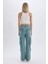 Wide Leg Kargo Yüksek Bel Uzun Jean Yıkamalı Pantolon D1228AX24HS 16