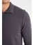 Standart Fit Normal Kesim Polo Yaka Yumuşak Dokulu Premium Triko Kazak D0454AX24AU 11