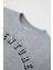 Erkek Bebek 2'li Takım Bisiklet Yaka Baskılı Sweatshirt Üst Beli Lastikli Jogger Eşofman Altı D0723A524WN 8