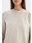 Oversize Geniş Kalıp Basic Düz Sweatshirt Tunik D0410AX24SM 11