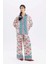 x Lug Von Siga Poplin Pantolon Wide Leg Geniş Paça Desenli Normal Bel C1133AX24SM 13