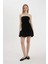 Coool Balloon Fit Straplez Kolsuz Mini Elbise 10