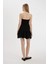 Coool Balloon Fit Straplez Kolsuz Mini Elbise 14
