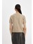 Regular Fit Bisiklet Yaka Premium Basic Düz Kısa Kollu Triko Kazak C9049AX24WN 11