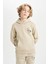 Erkek Çocuk Yazı Baskılı Cepli Kapüşonlu Okul Sweatshirt C7560A824AU 11
