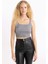 Slim Fit Dar Kesim Kare Yaka Triko Atlet U6412AZ24AU 9