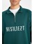 Boxy Fit Dik Yaka Fermuarlı Baskılı Sweatshirt D1782AX24WN 14