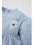 Kız Bebek Bisiklet Yaka Çiçek Baskılı Uzun Kollu Sweatshirt Elbise A6507A524AU 7