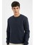 Regular Fit Bisiklet Yaka Kalın Basic Düz Sweatshirt T3777AZ24AU 7