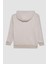 Erkek Çocuk Bej Kapüşonlu Baskılı Okul Sweatshirt C7557A824AU 18