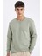Regular Fit Bisiklet Yaka Kalın Basic Düz Sweatshirt T3777AZ24AU 7
