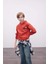 Erkek Çocuk Cepli Yazı Baskılı Kapüşonlu Okul Sweatshirt C7567A824WN 11