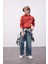 Erkek Çocuk Cepli Yazı Baskılı Kapüşonlu Okul Sweatshirt C7567A824WN 12