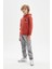 Erkek Çocuk Cepli Yazı Baskılı Kapüşonlu Okul Sweatshirt C7567A824WN 15