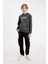 Erkek Çocuk Cepli Yazı Baskılı Kapüşonlu Okul Sweatshirt C7567A824WN 11