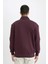 Comfort Regular Fit Rahat Kalıp Fermuarlı Dik Yaka Basic Düz Sweatshirt X7405AZ24AU 10