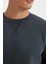 Regular Fit Bisiklet Yaka Kalın Basic Düz Sweatshirt T3777AZ24AU 10