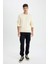 Regular Fit Bisiklet Yaka Kalın Basic Düz Sweatshirt T3777AZ24AU 8