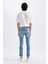 Pedro Slim Fit Dar Kalıp Normal Bel Dar Paça Jean Pantolon D1832AX24SM 10