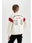 Erkek Çocuk Bisiklet Yaka Sırt Baskılı Sweatshirt C9796A824AU 11