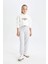 Kız Çocuk Oversize Geniş Kalıp Crop Kapüşonlu Baskılı Sweatshirt D0314A824AU 8