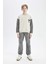 Erkek Çocuk Oversize Geniş Kalıp Bisiklet Yaka Sırt Baskılı Sweatshirt C9808A824WN 7