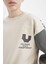 Erkek Çocuk Oversize Geniş Kalıp Bisiklet Yaka Sırt Baskılı Sweatshirt C9808A824WN 11