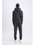 Fit Sporcu Jogger Eşofman Altı Skuba Dalgıç Kumaş Standart Fit Beli Bağcıklı Lastikli Paça D1898AX24AU 14