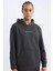 Fit Standart Fit Kapüşonlu Arma Baskılı Kanguru Cepli Skuba Dalgıç Kumaş Sporcu Sweatshirt D1892AX24AU 9
