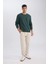 Regular Fit Bisiklet Yaka Kalın Basic Düz Sweatshirt T3777AZ24AU 7
