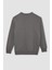 Oversize Geniş Kalıp Bisiklet Yaka Kalın Basic Düz Sweatshirt T5139AZ24AU 18