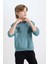 Erkek Çocuk Kapüşonlu Sırt Baskılı Sweatshirt C9799A824WN 12