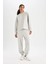 Fit Oversize Geniş Kalıp İnce Sporcu Eşofman Altı Çift Cepli Jogger Paça Standart Boy Skuba Dalgıç Kumaş Z6694AZ24AU 13