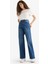 Relax Fit Yüksek Bel Uzun Jean Pantolon C9615AX24WN 11