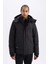 Fit Su İtici Rüzgar Geçirmez Kapüşonlu Polar Astarlı Ultra Korumalı Sıcak Tutan Kayak Montu D1822AX24WN 8