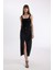 Long Fit Yırtmaçlı Jean Midi Etek D1464AX24WN 8