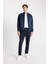 Slim Fit Dar Kesim Dik Yaka Astarlı Fermuarlı Cepli Süet Mevsimlik Baharlık Mont D1524AX24WN 7
