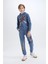 Erkek Çocuk 2'li Takım Marvel Comics Kapüşonlu Sweatshirt Beli Lastikli Eşofman Altı D2402A824AU 11