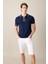 Slim Fit Dar Kesim Jean Bermuda Şort 9
