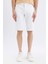 Slim Fit Dar Kesim Jean Bermuda Şort 13