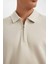 Regular Fit Polo Yaka Yarım Fermuarlı Basic Düz Sweatshirt D2279AX24AU 11