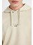 Boxy Fit Kapüşonlu Sırt Baskılı Sweatshirt C6148AX24AU 13