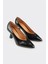 Siyah Deri Kadın Stiletto 2