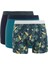 Regular Fit Baskılı 3'lü Boxer C9568AX24AU 7
