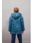 Erkek Çocuk Su Geçirmez Kapüşonlu Fermuarlı Çıtçıtlı Cepli Mont Parka C5521A824WN 14