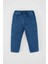 Erkek Bebek Düz Paça Beli Lastikli Kargo Cepli Jean Pantolon D2519A524AU 7
