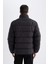 Su İtici Rüzgar Geçirmez Slim Fit Dar Kesim Dik Yaka Astarlı Fermuarlı Cepli Kışlık Şişme Mont D1415AX24WN 16